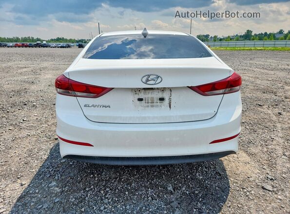 KMHD84LF9JU461088 2018 HYUNDAI ELANTRA White Vista trasera