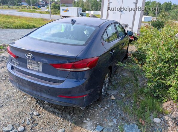 KMHD84LF9JU498061 2018 HYUNDAI ELANTRA Blue Rear right