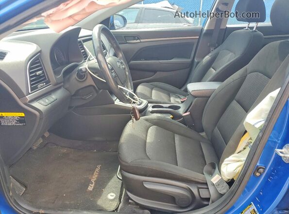 KMHD84LF9JU578962 2018 HYUNDAI ELANTRA Blue Սալոնի դիմացի տեսք