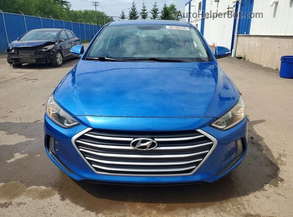 KMHD84LF9JU578962 2018 HYUNDAI ELANTRA Blue Դիմացի տեսք