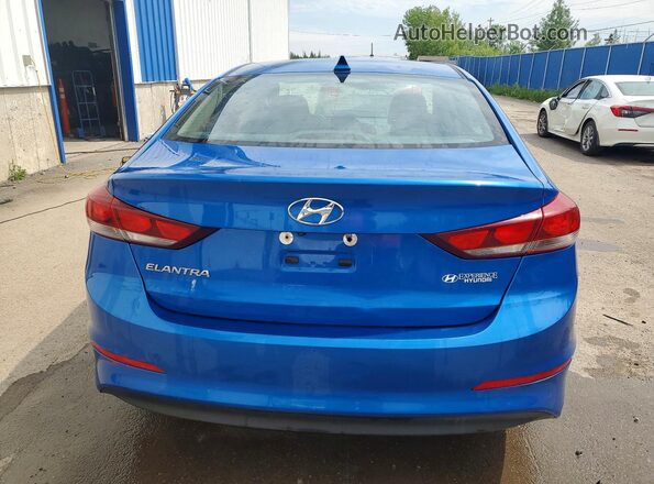 KMHD84LF9JU578962 2018 HYUNDAI ELANTRA Blue Հետևի տեսք