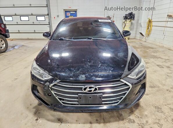 KMHD84LF9JU620756 2018 HYUNDAI ELANTRA Black Вид спереду