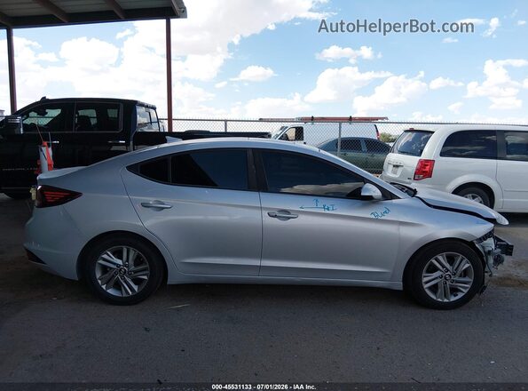 KMHD84LF9KU767046 2019 HYUNDAI ELANTRA Silver Vista interior trasera