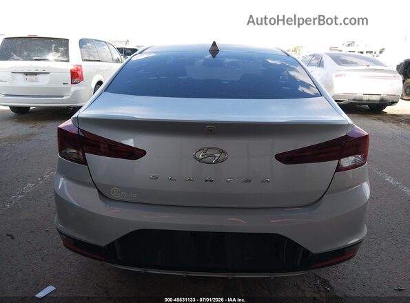 KMHD84LF9KU767046 2019 HYUNDAI ELANTRA Silver 