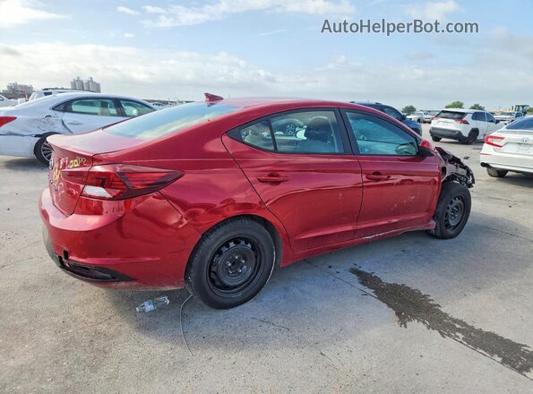 KMHD84LF9KU841811 2019 HYUNDAI ELANTRA Red უკანა მარჯვენა