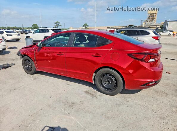 KMHD84LF9KU841811 2019 HYUNDAI ELANTRA Red უკანა მარცხენა