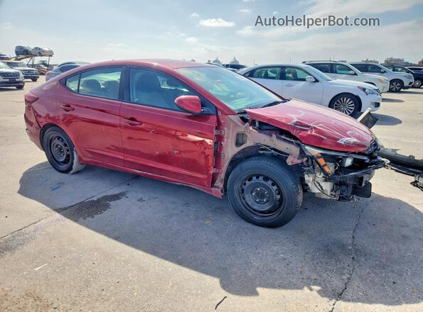 KMHD84LF9KU841811 2019 HYUNDAI ELANTRA Red წინა მარჯვენა