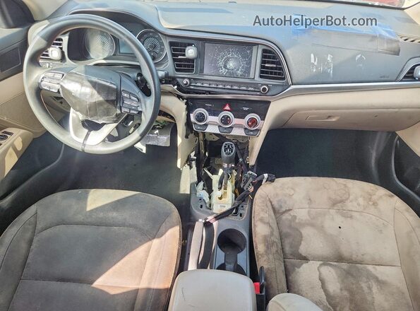 KMHD84LF9KU841811 2019 HYUNDAI ELANTRA Red წინა პანელის ხედი