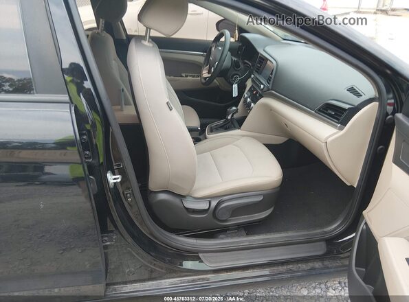 KMHD84LF9LU026168 2020 HYUNDAI ELANTRA Black Front interior view