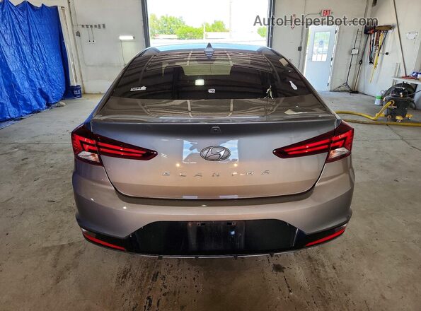 KMHD84LF9LU077413 2020 HYUNDAI ELANTRA Gray Вид ззаду