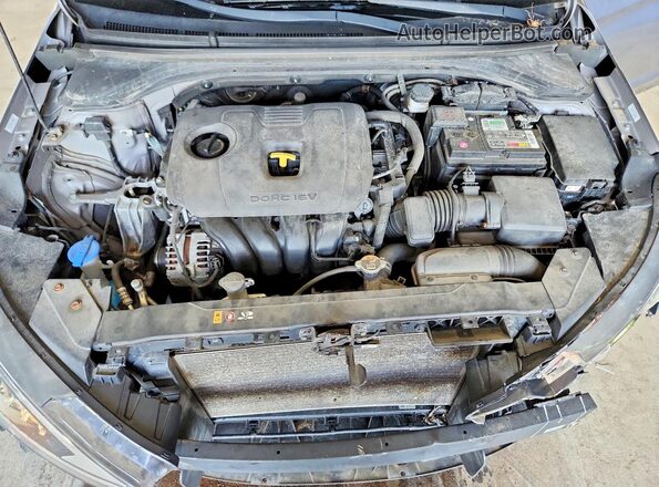 KMHD84LF9LU077413 2020 HYUNDAI ELANTRA Gray Вид задньої частини салону