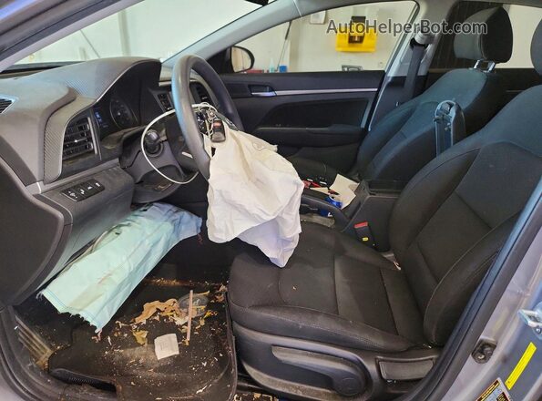 KMHD84LF9LU077413 2020 HYUNDAI ELANTRA Gray Вид салону спереду
