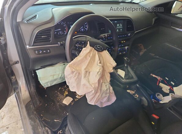 KMHD84LF9LU077413 2020 HYUNDAI ELANTRA Gray Вид панелі приладів