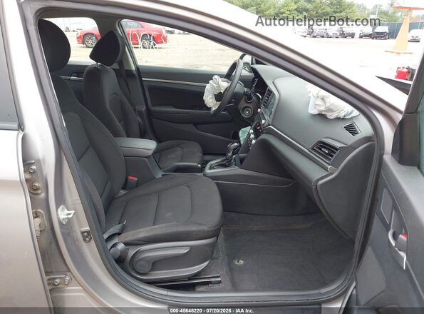 KMHD84LF9LU105081 2020 HYUNDAI ELANTRA Gray წინა სალონის ხედი