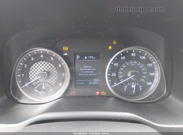 KMHD84LF9LU105081 2020 HYUNDAI ELANTRA Gray უკანა სავარძლების ხედი