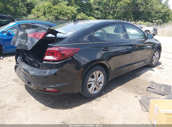 KMHD84LF9LU926729 2020 HYUNDAI ELANTRA Black უკანა მარჯვენა