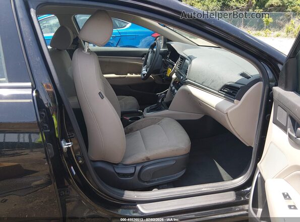 KMHD84LF9LU926729 2020 HYUNDAI ELANTRA Black წინა სალონის ხედი