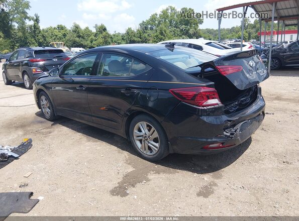 KMHD84LF9LU926729 2020 HYUNDAI ELANTRA Black უკანა მარცხენა