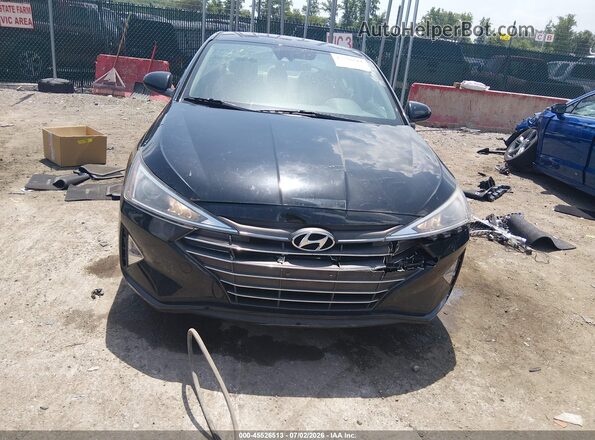 KMHD84LF9LU926729 2020 HYUNDAI ELANTRA Black ხელსაწყოთა პანელის ხედი