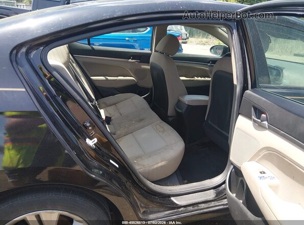 KMHD84LF9LU926729 2020 HYUNDAI ELANTRA Black VIN კოდის სტიკერის ხედი