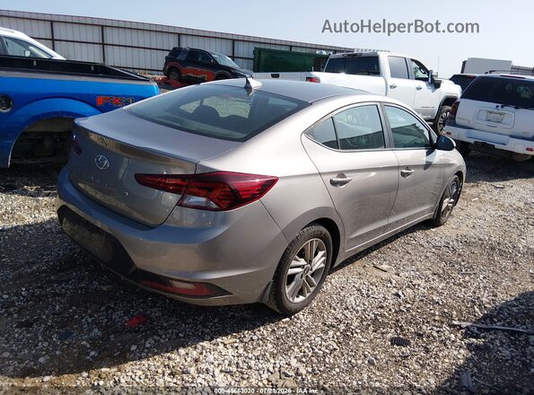 KMHD84LF9LU954689 2020 HYUNDAI ELANTRA Gray Trasero derecho