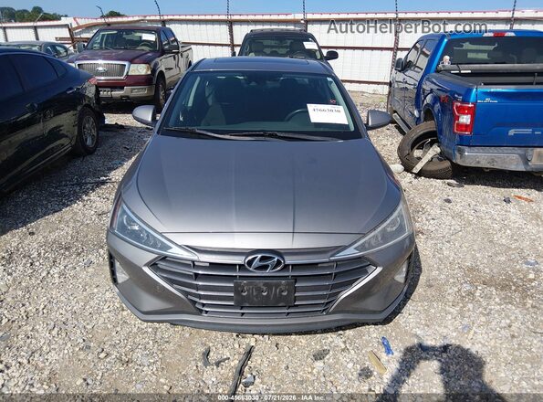 KMHD84LF9LU954689 2020 HYUNDAI ELANTRA Gray Vista del cuadro de instrumentos