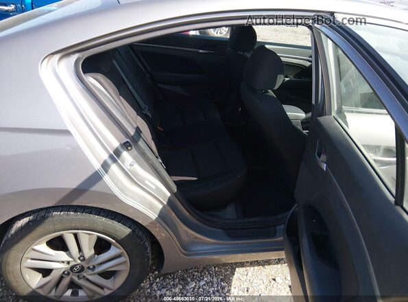 KMHD84LF9LU954689 2020 HYUNDAI ELANTRA Gray Vista de la etiqueta del VIN
