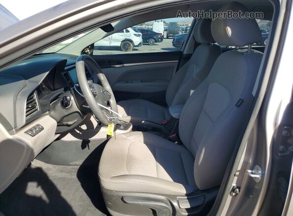 KMHD84LF9LU954787 2020 HYUNDAI ELANTRA Gray Вид салону спереду