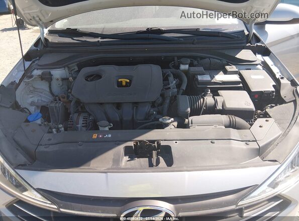 KMHD84LF9LU986297 2020 HYUNDAI ELANTRA Silver Rear view