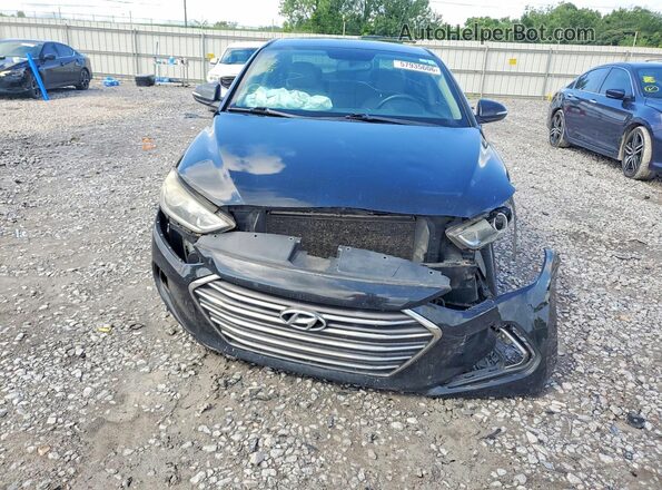 KMHD84LFXHU074124 2017 HYUNDAI ELANTRA Black Vista frontal