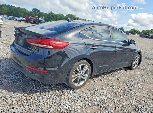 KMHD84LFXHU074124 2017 HYUNDAI ELANTRA Black Trasero derecho