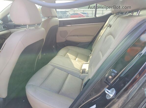 KMHD84LFXHU074124 2017 HYUNDAI ELANTRA Black Vista de los asientos traseros