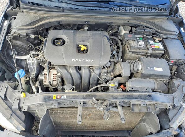 KMHD84LFXHU074124 2017 HYUNDAI ELANTRA Black Vista interior trasera