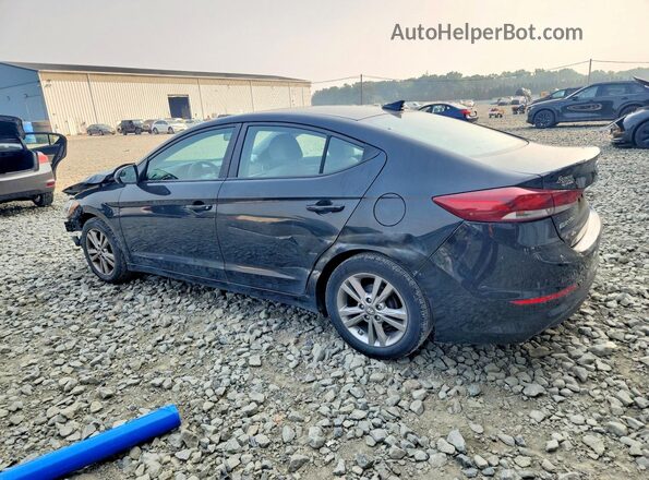 KMHD84LFXHU206122 2017 HYUNDAI ELANTRA Gray Задня ліва чверть
