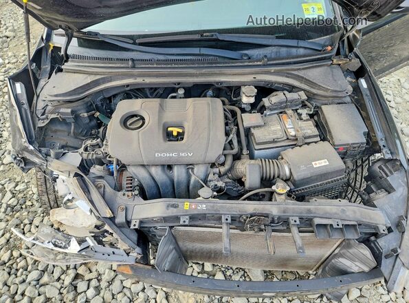 KMHD84LFXHU206122 2017 HYUNDAI ELANTRA Gray Вид задньої частини салону
