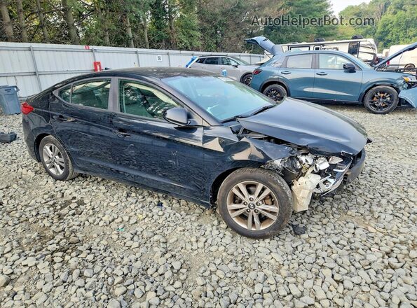 KMHD84LFXHU206122 2017 HYUNDAI ELANTRA Gray Передня права чверть