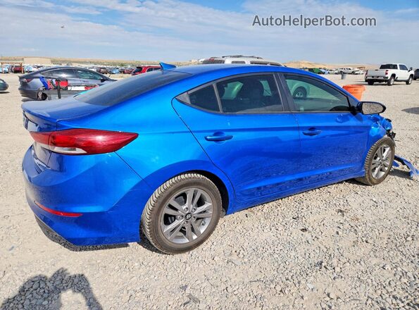 KMHD84LFXHU401721 2017 HYUNDAI ELANTRA Blue Հետևի աջ