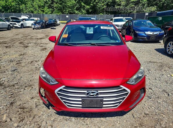 KMHD84LFXHU428580 2017 HYUNDAI ELANTRA Red Դիմացի տեսք