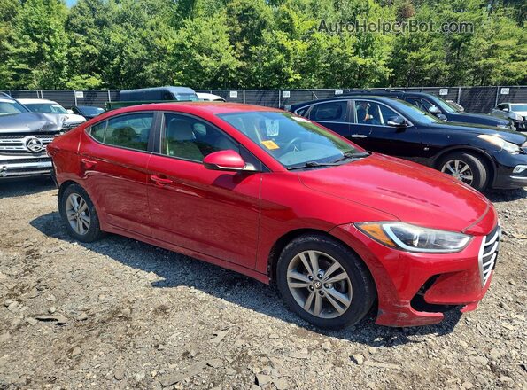 KMHD84LFXHU428580 2017 HYUNDAI ELANTRA Red Առջևի աջ