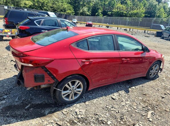 KMHD84LFXHU428580 2017 HYUNDAI ELANTRA Red Հետևի աջ