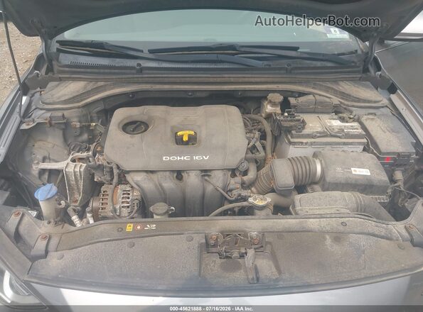 KMHD84LFXJU447037 2018 HYUNDAI ELANTRA Black წინა ხედი