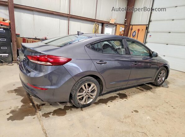 KMHD84LFXJU448835 2018 HYUNDAI ELANTRA Серый Задняя правая четверть