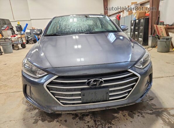 KMHD84LFXJU448835 2018 HYUNDAI ELANTRA Серый Вид спереди