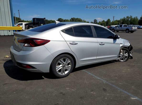 KMHD84LFXKU731124 2019 HYUNDAI ELANTRA Silver Trasero derecho