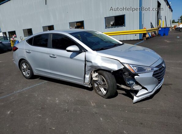 KMHD84LFXKU731124 2019 HYUNDAI ELANTRA Silver Delantero derecho