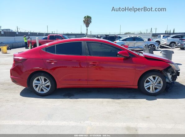 KMHD84LFXKU736999 2019 HYUNDAI ELANTRA Красный Панорамный вид салона 360°