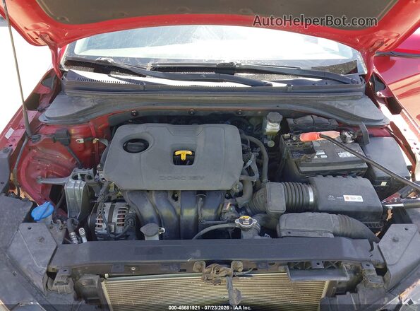 KMHD84LFXKU736999 2019 HYUNDAI ELANTRA Красный Вид сзади