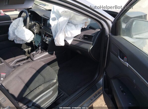 KMHD84LFXKU797446 2019 HYUNDAI ELANTRA Gray Front interior view