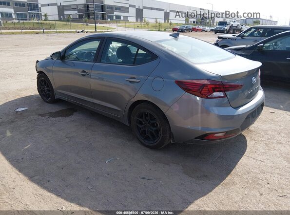 KMHD84LFXKU797446 2019 HYUNDAI ELANTRA Gray Rear left