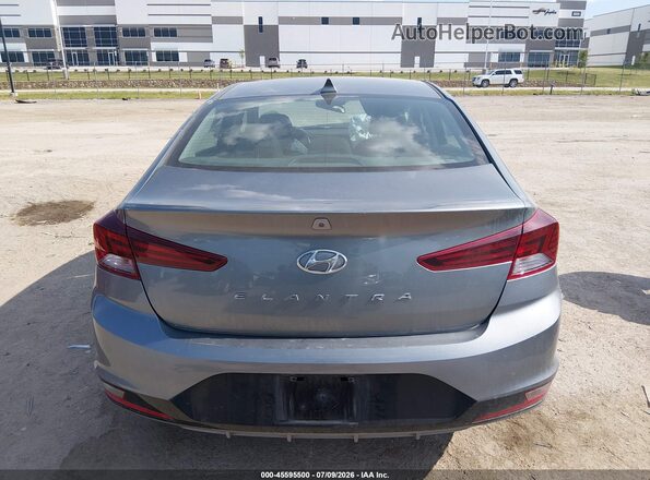 KMHD84LFXKU797446 2019 HYUNDAI ELANTRA Gray 